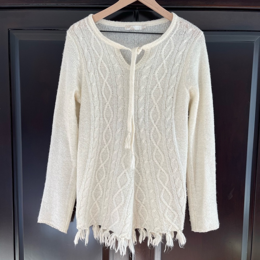 Prana Womens Cable Knit Sweater